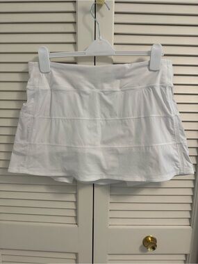 lululemon athletica White Skort with Built-In Shorts